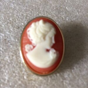 Vintage cameo brooch